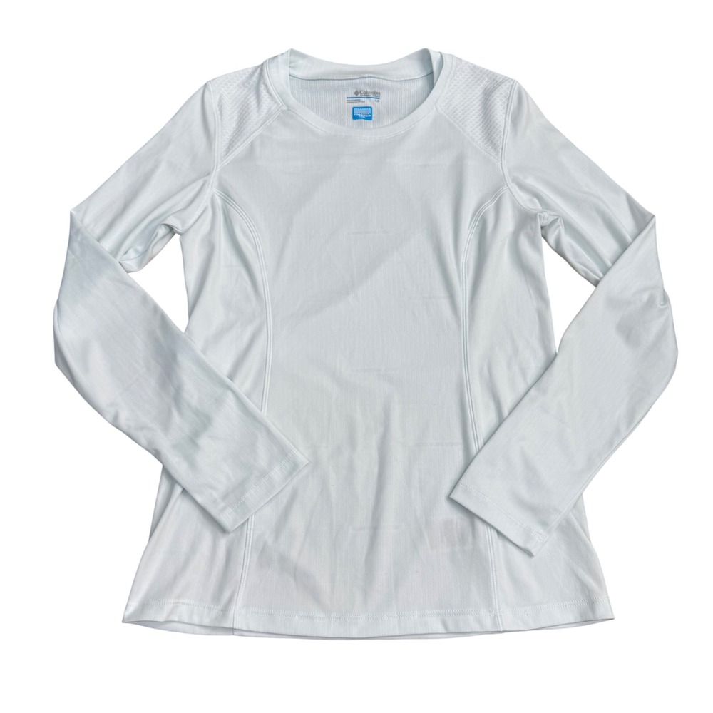 Columbia Freezer Coil Long Sleeve Top Women Small White Gorpcore Sporty
EUC